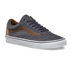 Vans Ward DX‎ Dexule Textile Blue Low Top Lace-Up Casual Sneakers Men's 8.5 /W10